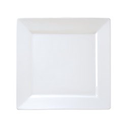 Echelon Square Plate White 258mm 