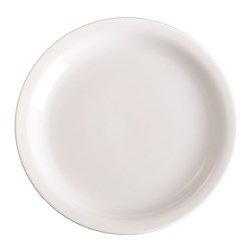 Basics Narrow Rim Plate White 252mm 