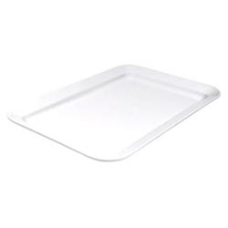Melamine Platter White Wide Rim 450mm 