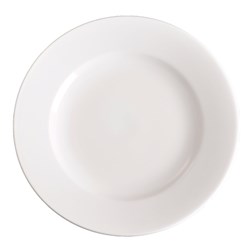 Basics Round Plate White 160mm 