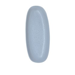 Element Oval Platter Oxygen Blue 360mm