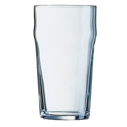 Nonic Beer Glass 570ml Tempered Certified Nucleated