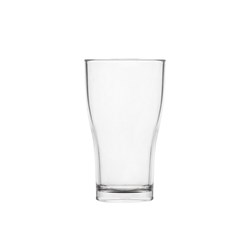 Conical Pint Beer Nucleated Polycarbonate Plastic Glass Certified 570ml 