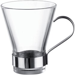 Ypsilon Cappuccino Glass Cup