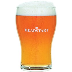 Washington Headstart Nucleated Beer Glass Certified 425ml 