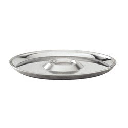 Oyster Plate Stainless Steel 250mm 