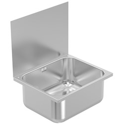 B&F Cleaner Sink with Rear Upstand and Brackets | 20-CLSKG2