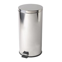 Pedal Bin Round Stainless Steel 12l
