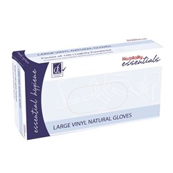 Vinyl Gloves Powdered Clear Small
