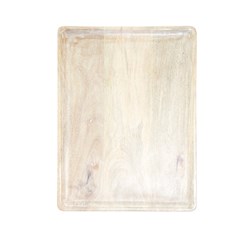 Mangowood Serving Board Rectangle White 360mm  