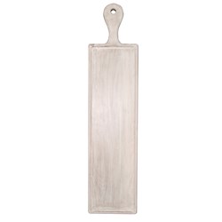 Mangowood Serving Board Rectangle White 850mm