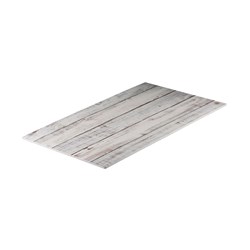 Ryner Melamine White Wash Wood Rectangle Platter 325mm  