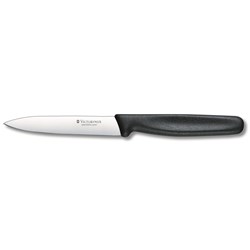 Victorinox Paring Knife 100Mm Point Tip Blk Nylon Hdl (20)