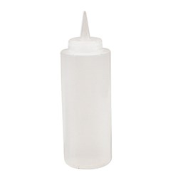 Squeeze Sauce Bottle 340Ml Clr Plastic (12)