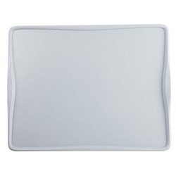 Stackable Polyester Serving Tray Grey