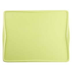 Stackable Polyester Serving Tray Green