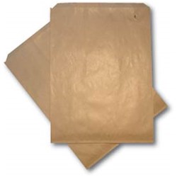 No. 2 Paper Flat Bag Brown 213x200mm 