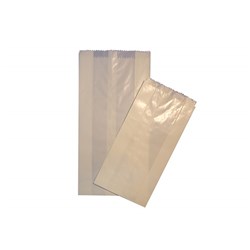 No. 2 Paper Glassine Satchel Hot Dog Bag 243x115x51mm
