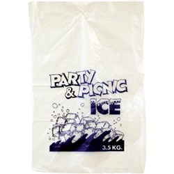 Plastic Party Ice Bag Printed 5kg
