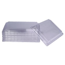 Plastic Rectangle Footed Box Lid Suits 218mm
