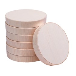 Wooden Veneer Round Box Lid Suits 85mm