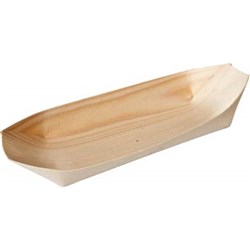 Biowood Wooden Oval Boat 225x110mm