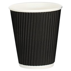 Vee Insulated Coffee Cup Cup Black 12oz 355ml