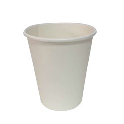 Smooth Single Wall Coffee Cup White 12oz 355ml