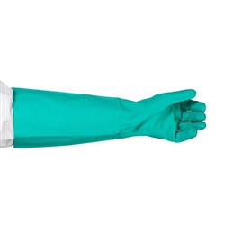 Nitrile Safety Gloves Green Extra Large