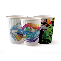 Biocup Paper Cups Art Series Double Wall 355ml
