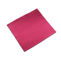 Lisah Quilted Paper Dinner Napkin Raspberry 1/4 Fold 380x380mm