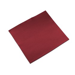 Lisah Quilted Paper Dinner Napkin Burgundy 1/4 Fold 380x380mm