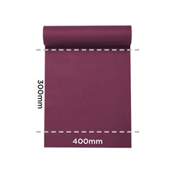 Lisah Paper Table Runner/ Placemat Aubergine 400mmx24m