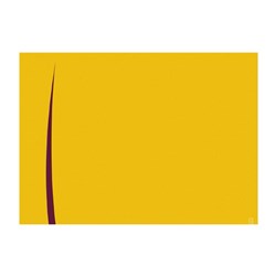 Bari Paper Placemat Yellow/ Maroon 400x297mm