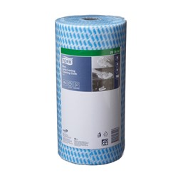 Tork Long Last Cleaning Cloth Roll  Blue 297402