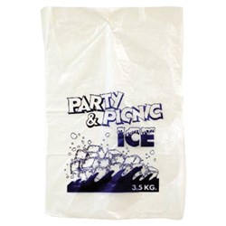 Plastic Party Ice Bag Printed 3.5kg