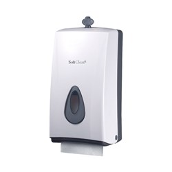 Plastic Twin Toilet Roll Dispenser White 146x138x275mm