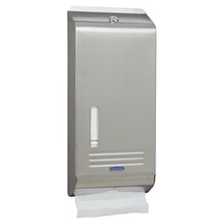 Stainless Steel Paper Hand Towel Dispenser Silver 214x60x467mm