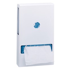 Costsaver Interfold Enamel Toilet Tissue Dispenser White 142x43x241mm