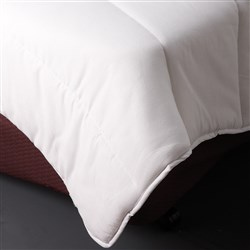 Microfibre Quilted Quilt Insert King Single White