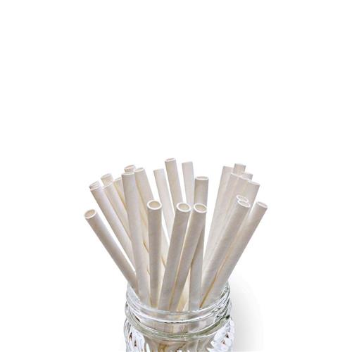 Paper Straw Cocktail White
