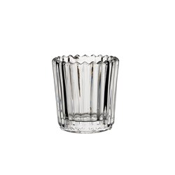 1814084 - VOTIVE CANDLE HOLDER GLASS RIBBED