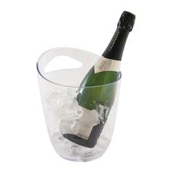 Ice Bucket One Handle Clear 3L