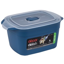 2432028 - DELISH MICROSAFE CONTAINER RECT 1.9LT BLUE