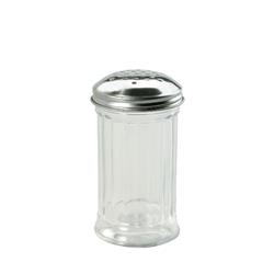 Glass Cheese Shaker Clear/ Stainless Steel 355ml