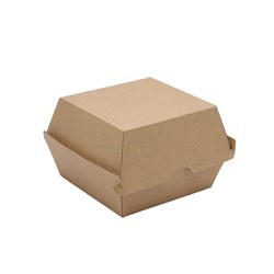 3415102 - Kraft Burger Box Kraft Brown 105x102x84mm
