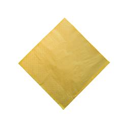 Paper Lunch Napkin Gold Yellow 1/4 Fold 300x300mm 