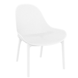 4242237 - Sky Lounge Chair White 830mm