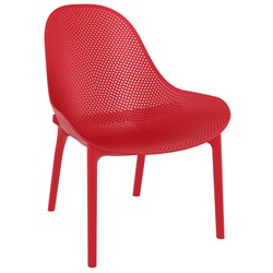 9310641 - Sky Lounge Chair Red 830mm