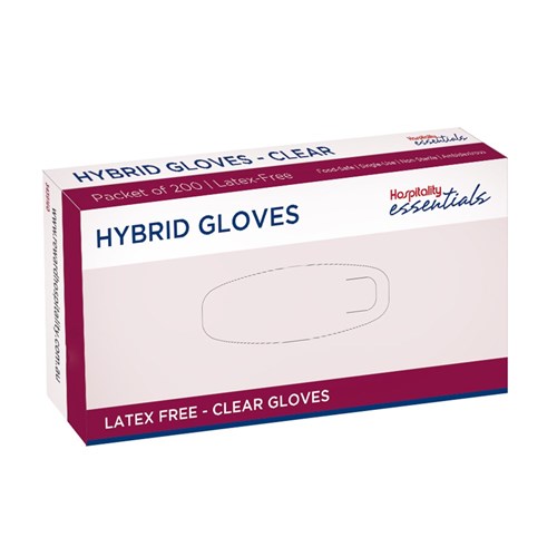 Glove Hybrid Clr Med Powder Free 200/Pkt (5)